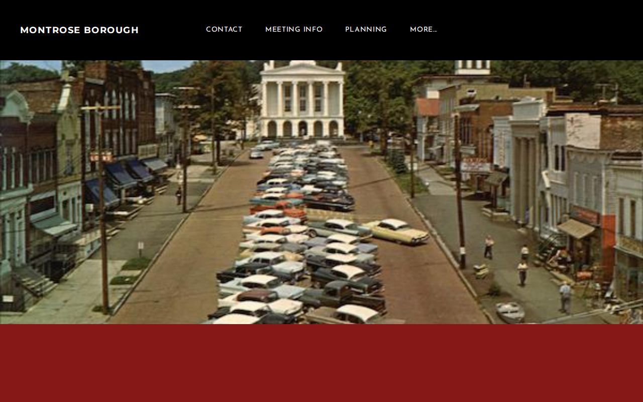 Montrose borough and Susquehanna County criminal record office context